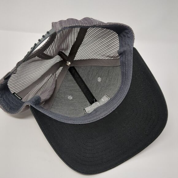 LCS Snapback 112 Trucker Hat Gray One Size Adjustable Mesh Back Richardson - Picture 7 of 10